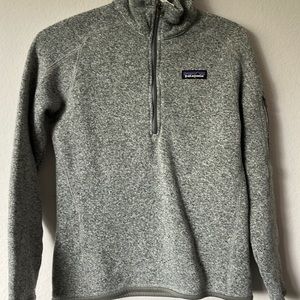 Grey Patagonia Half Zip Jacket